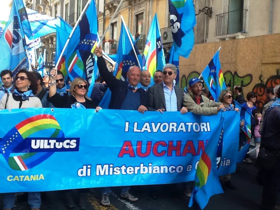 Protesta contro Federdistribuzione
