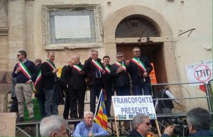 Manifestazione Francofonte 1